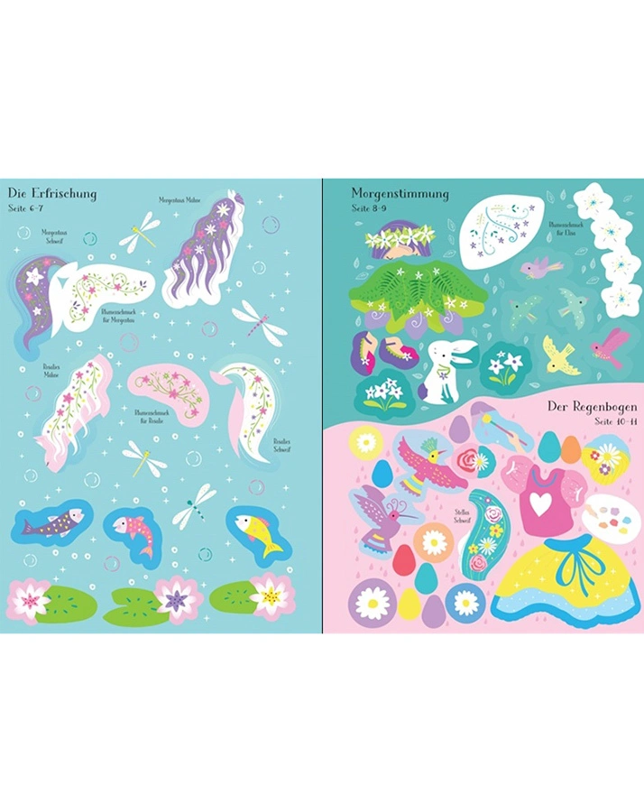 Mein erstes Anziehpuppen-Stickerbuch: Elisa, das kleine Einhorn