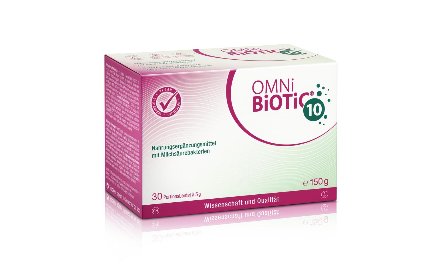 Omni-Biotic 10 Pulver 30 StückVegane Nahrungsergänzung für eine gesunde Darmflora