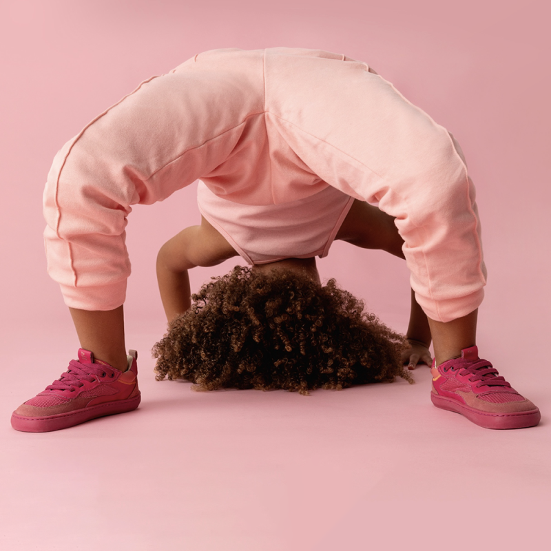 Tip Toey Joey Tip Toey Joey Kidos Sneakers Step Cerejeira Pitaya Pink Coral Matte