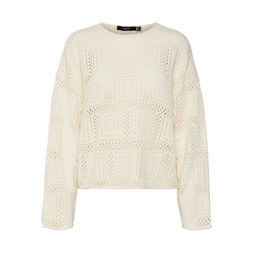 Vero Moda Oda Striktrøje, Birch, XL