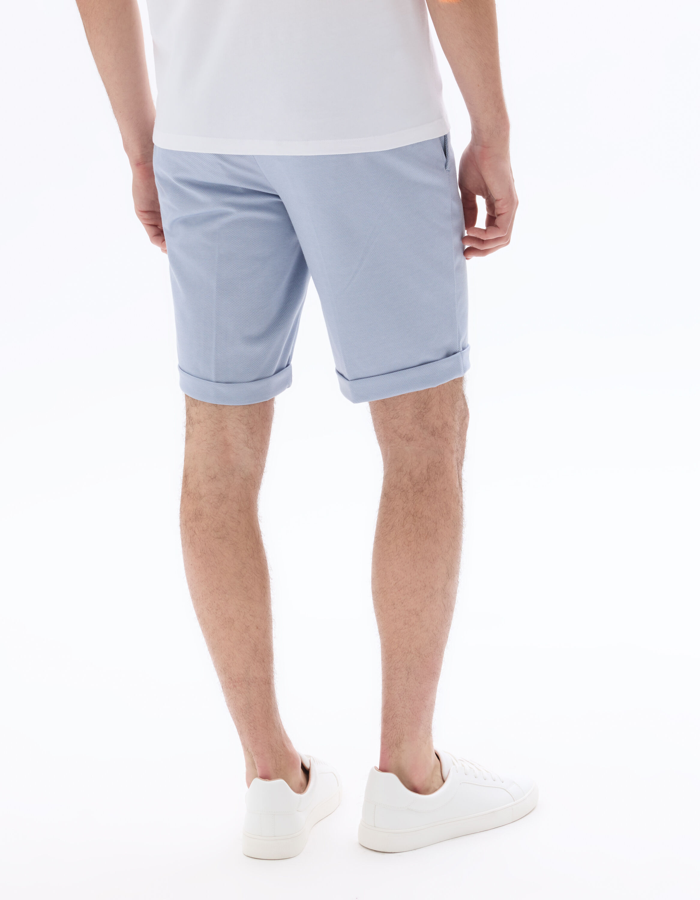 Bermuda en maille 24h - bleu