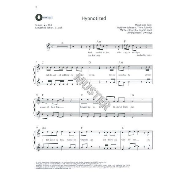 Schott Pop For Alto Saxophone 4