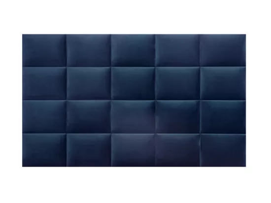 Panneaux muraux tête de lit - 200 cm - Velours - Bleu - BARTEL de Pascal Morabito
