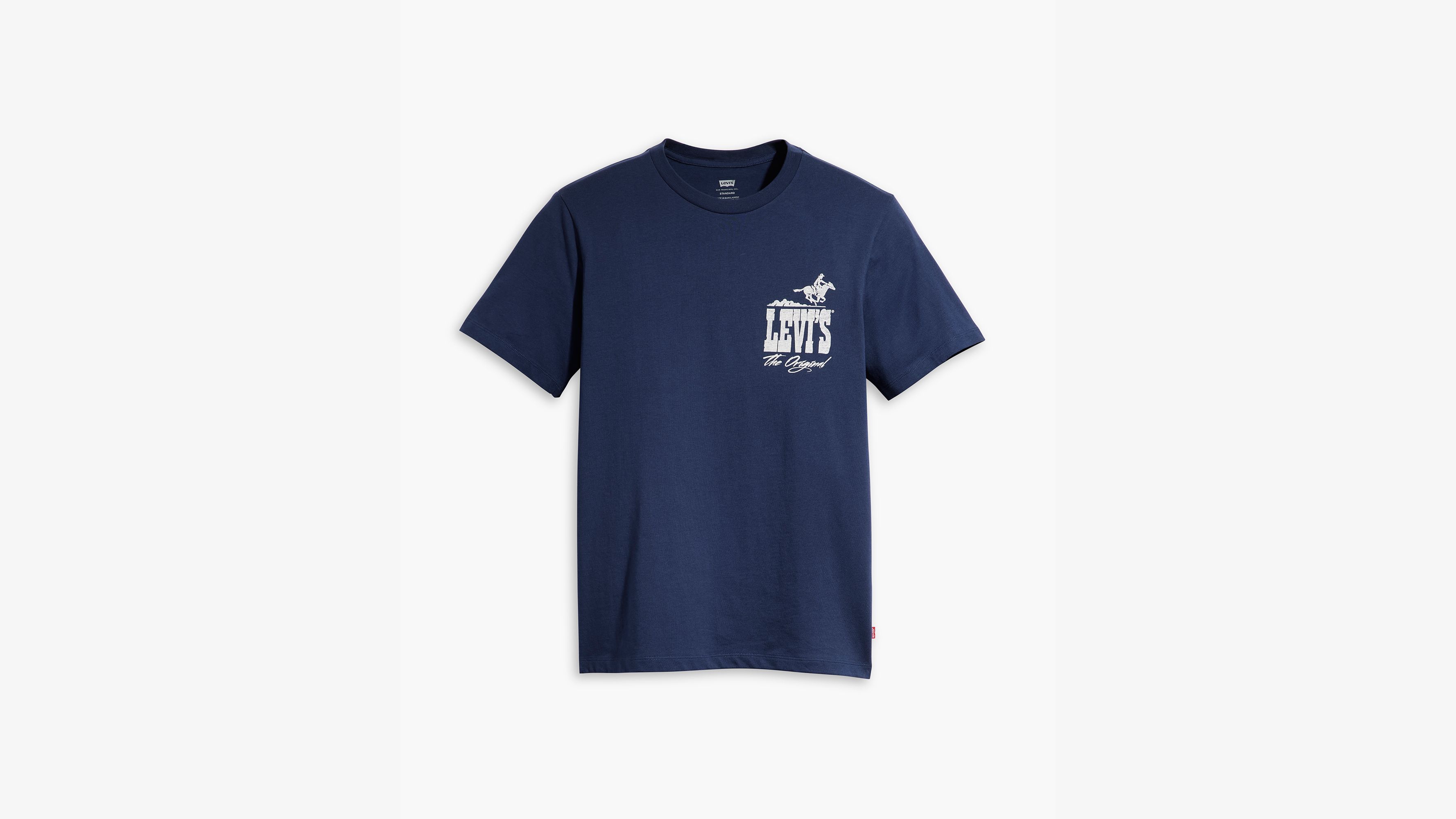 T-shirt graphique Classic - Western Logo  Naval Academy - Bleu