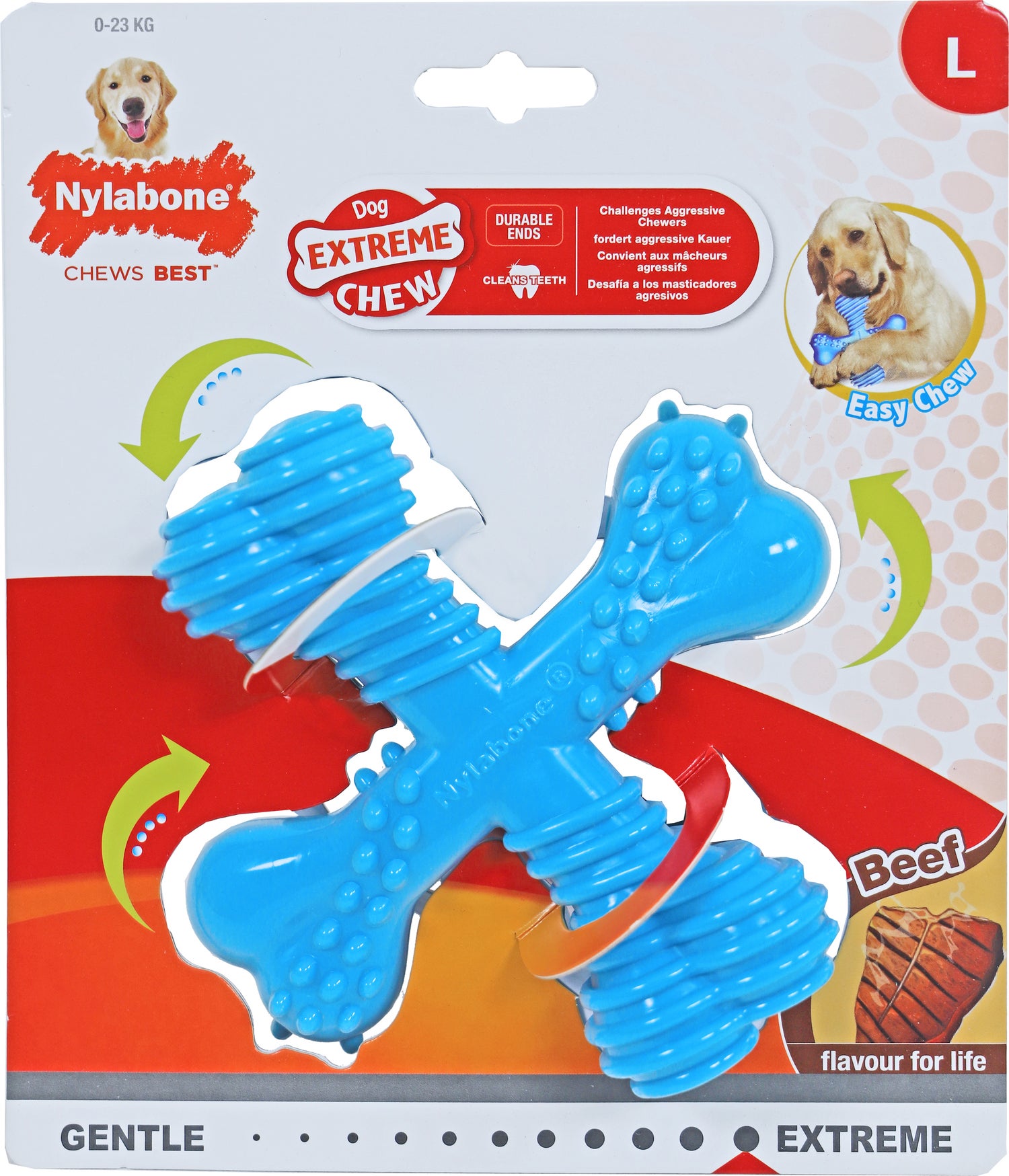 Nylabone hondenspeelgoed Extreme Chew rund L
