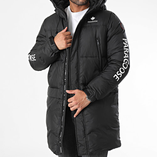 Doudoune Capuche Noir