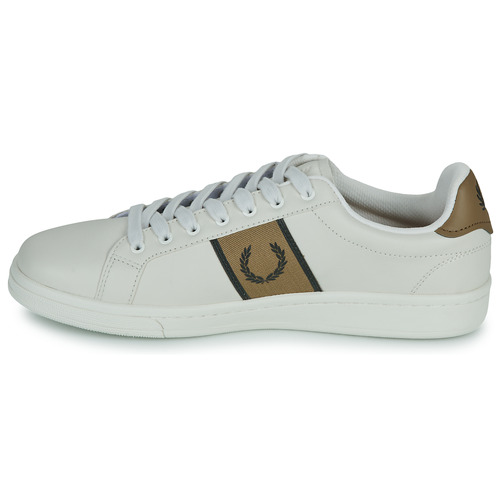 Fred Perry - B721 LEATHER - Beige / Marron