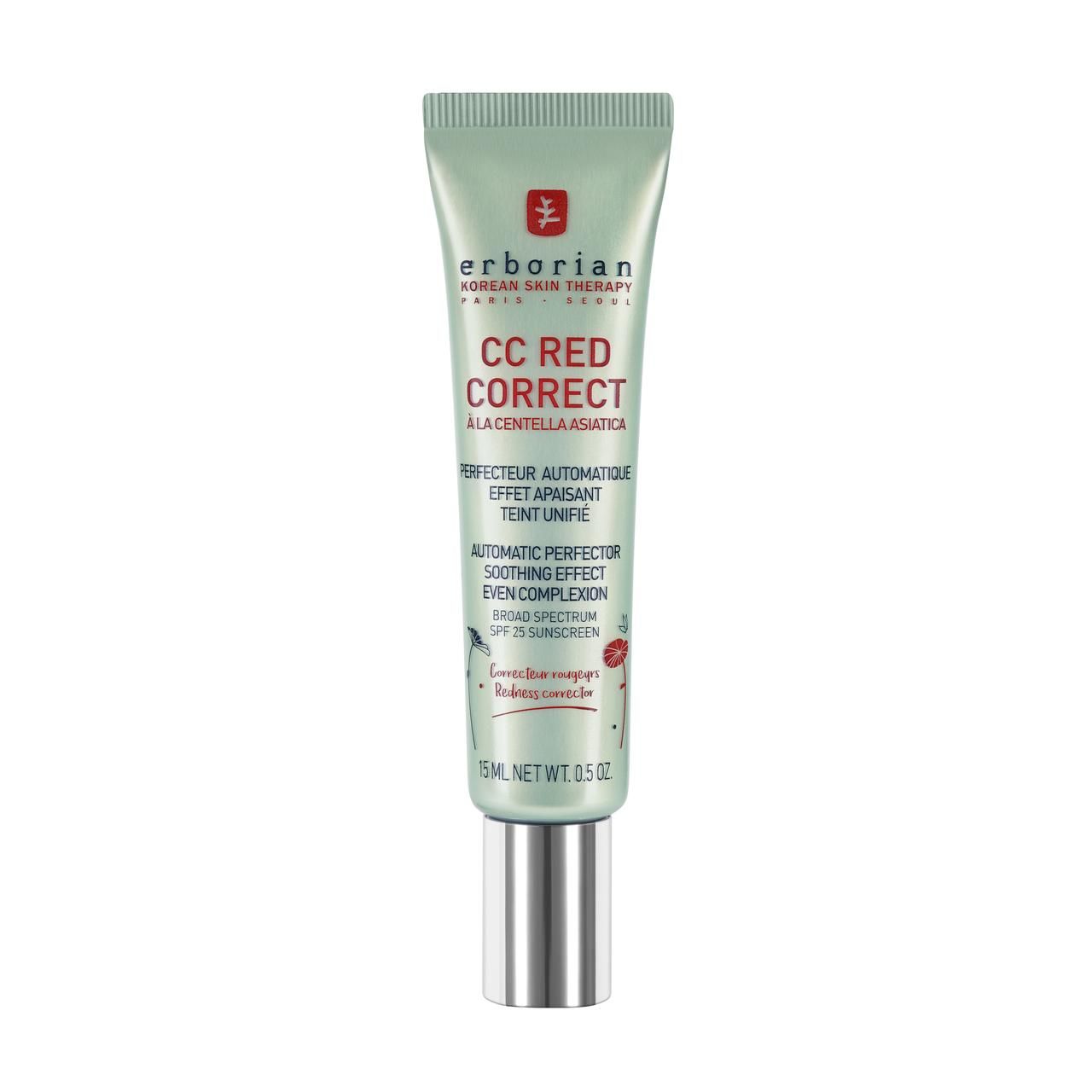 Erborian Korean Skin Therapy Paris Seoul CC Red Correct