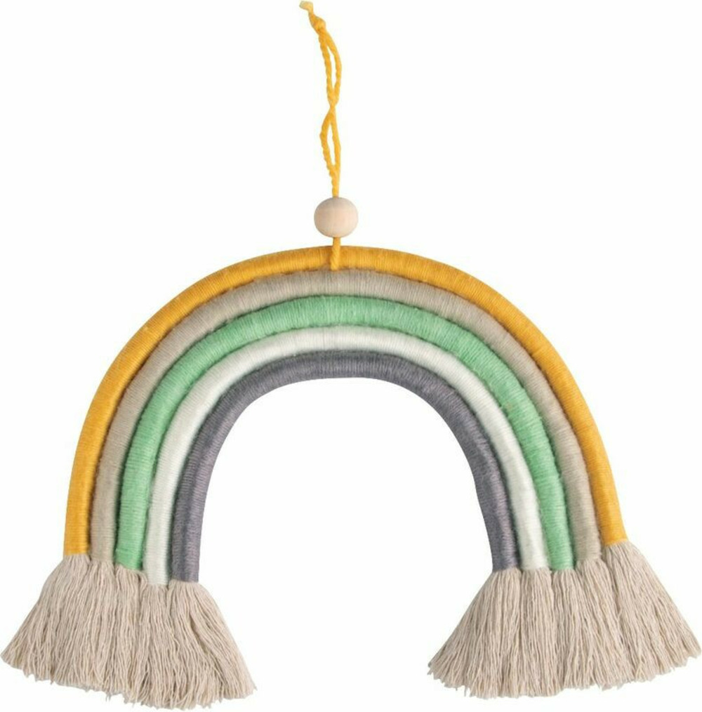 Kit diy - arc en ciel en macramé