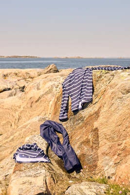 Nordbjørn Sandhamn UV-Sett, Navy Stripe