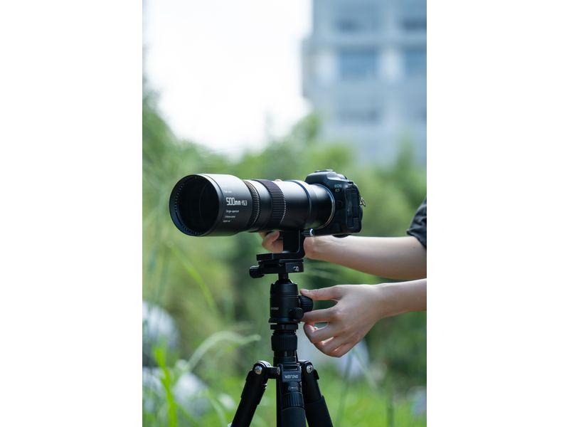 TTArtisan Festbrennweite 500mm F/6.3 – Nikon F Teleobjektiv zum Fotografieren weit entfernter Motive wie Flugzeuge, Sport, Wildtiere und mehr
