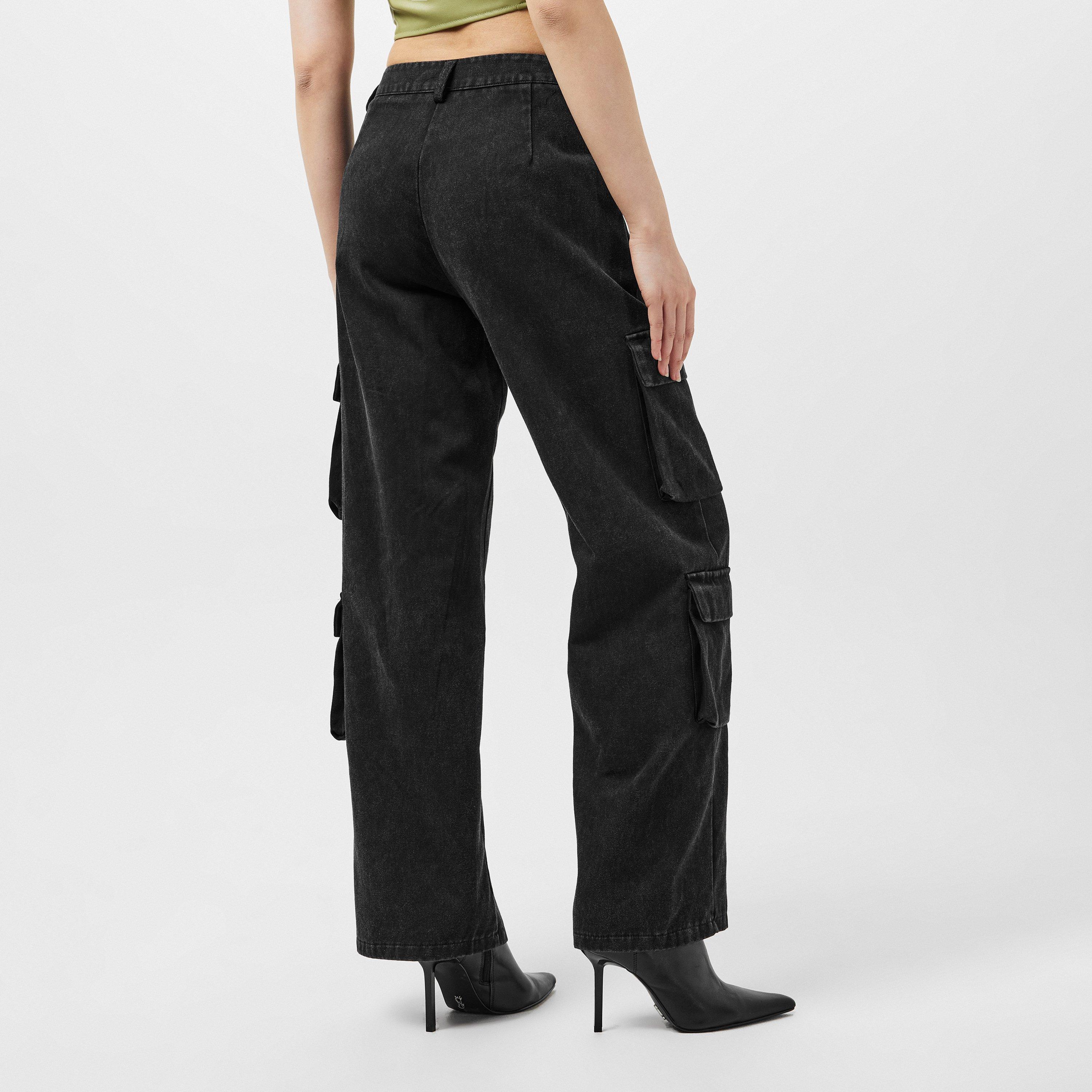 Missy Empire ME High Waist Cargo Trousers Womens