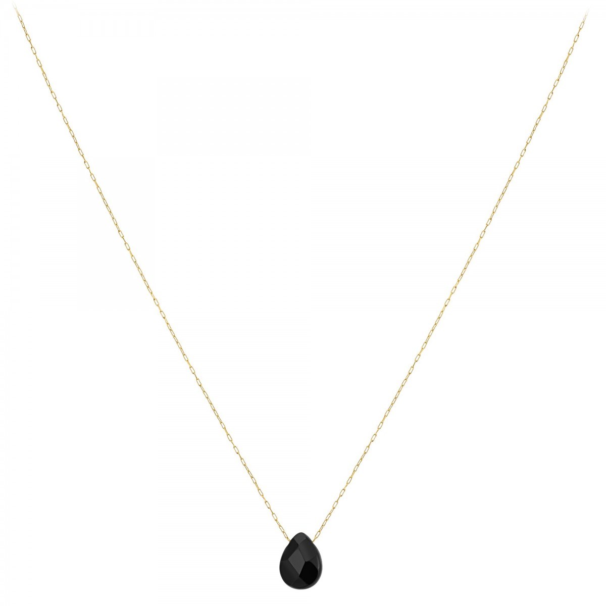 Collier SC Bohème orné d'une obsidienne
