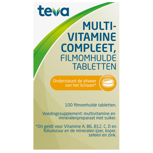 Teva Multivitamine Compleet 100 tabletten
