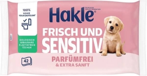HAKLE Feucht Sensitive Sauberkeit Refill, 12 x 42 Stück