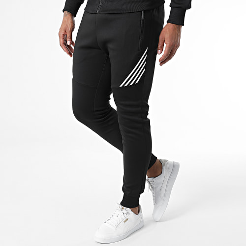 Ensemble De Survetement E358 Blanc Noir