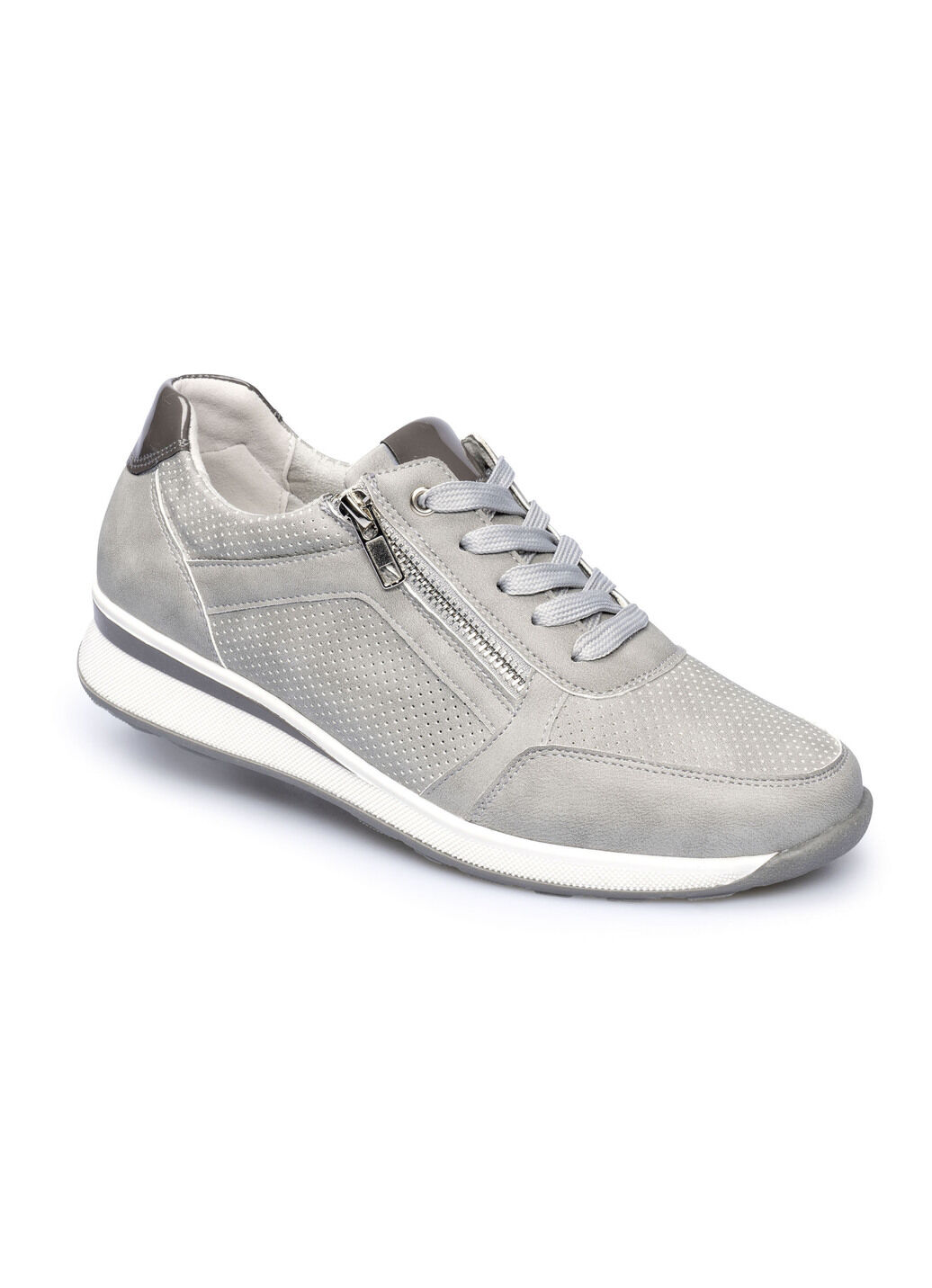 Komfort-Sneaker mit zusätzlicher Einlegesohle aus Kunstfell