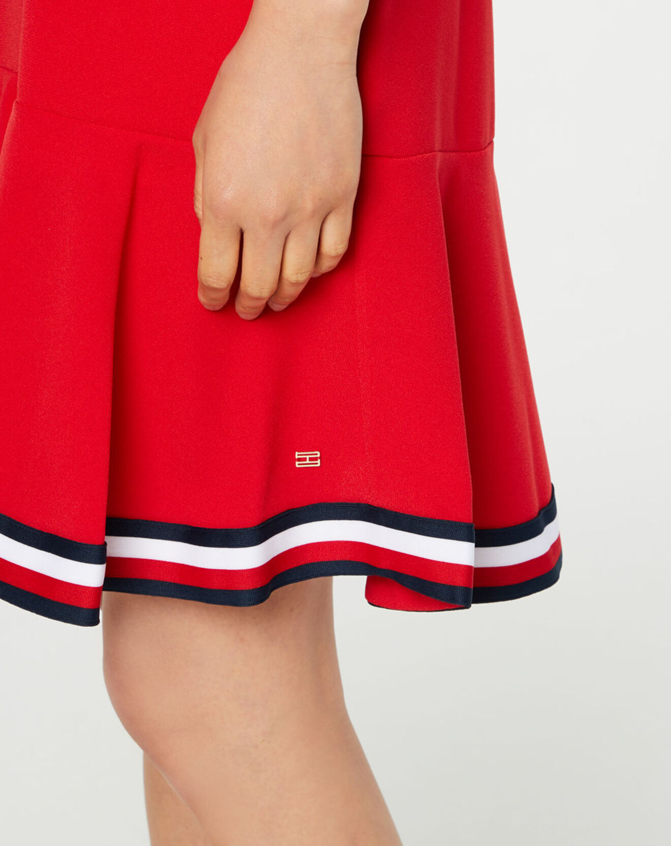 Tommy Hilfiger Robe patineuse Flag Bas rouge