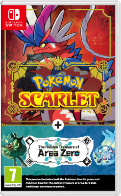 Pokemon Scarlet + The Hidden Treasure Of Area Zero - Nintendo Switch