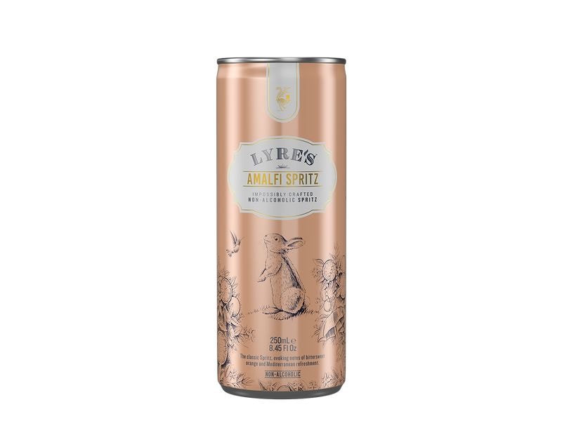 Lyre's Amalfi Spritz alkoholfrei 24 x 250 ml Aromatisches Apéro-Getränk ohne Alkohol