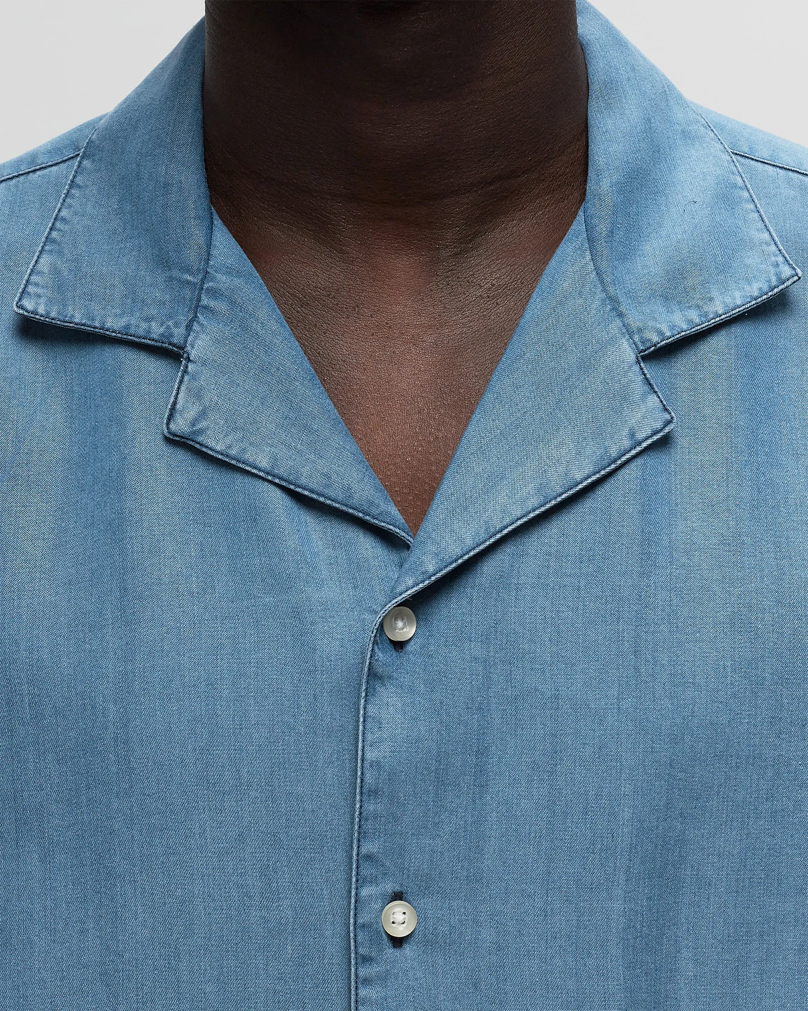 Officine Générale EREN SS INDIGO LIGHT TENCEL