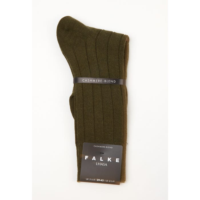 Falke-Sokken kasjmier rib Lhasa - Falke