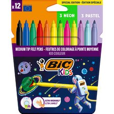 BIC KIDS Feutre Cosmo, étui en carton de 12