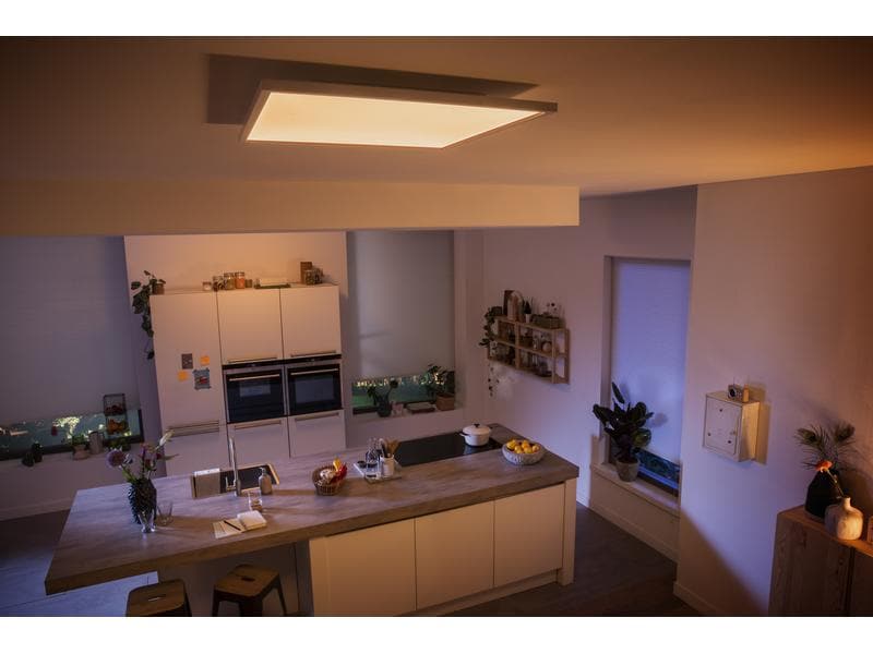 Philips Hue White Ambiance Aurelle Panelleuchte 30 x 30 Wei Flaches Hue Panel