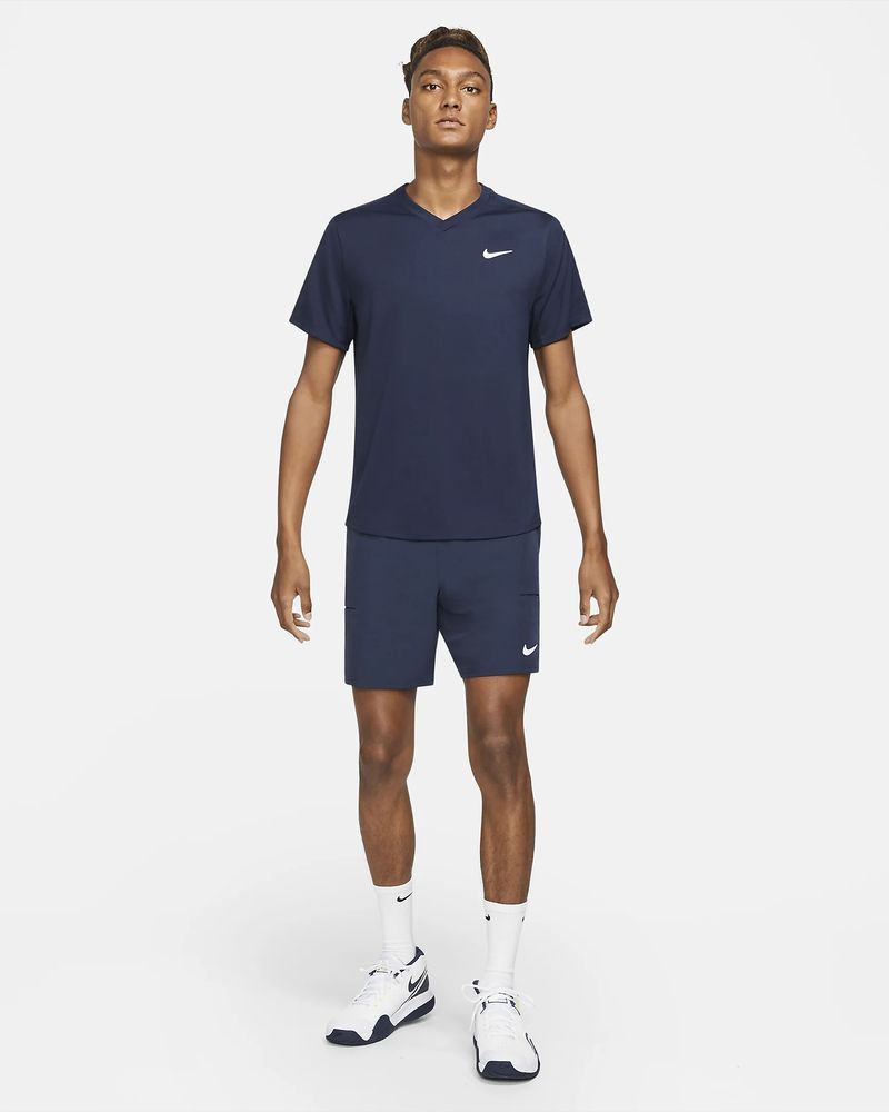 Haut de tennis Nike NikeCourt Bleu Marine pour homme
