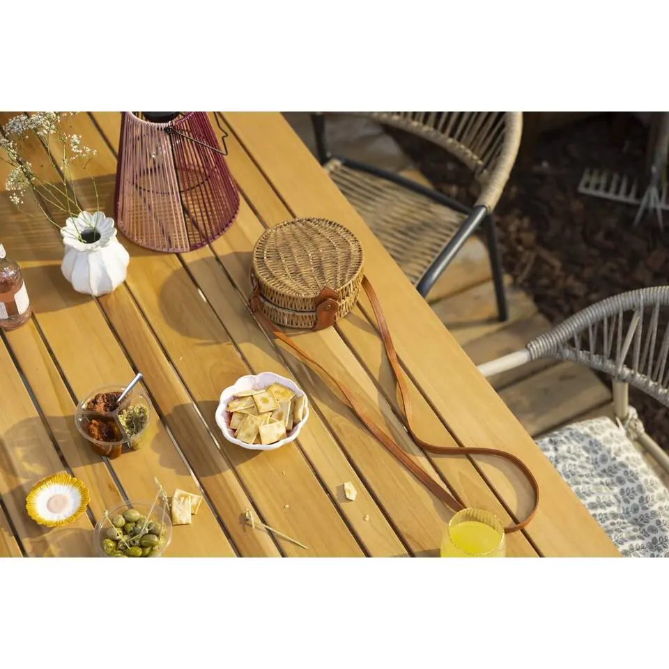Tuintafel Perpignan - zand - 75x200x100 cm