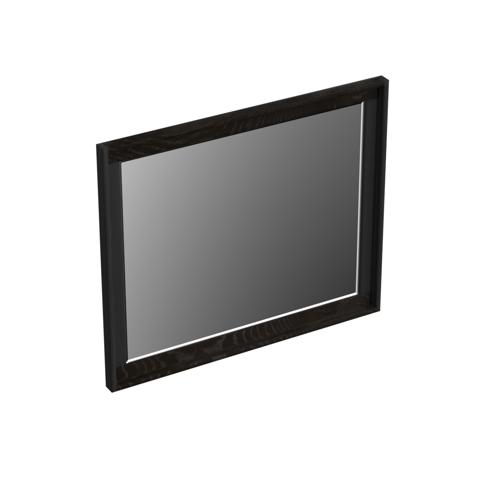 Forzalaqua Reno spiegel 60x50cm black oiled