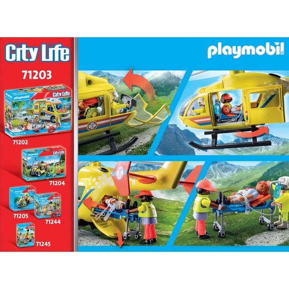 Hélicoptère de secours Playmobil City Life 71203