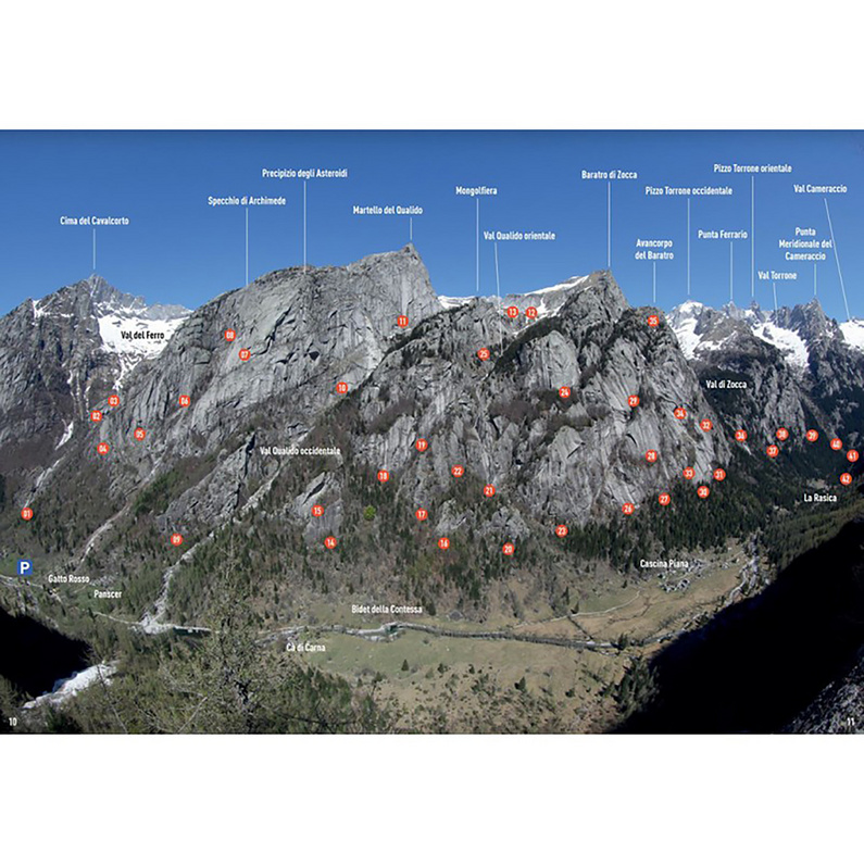 Versante Sud Val Di Mello Kletterführer