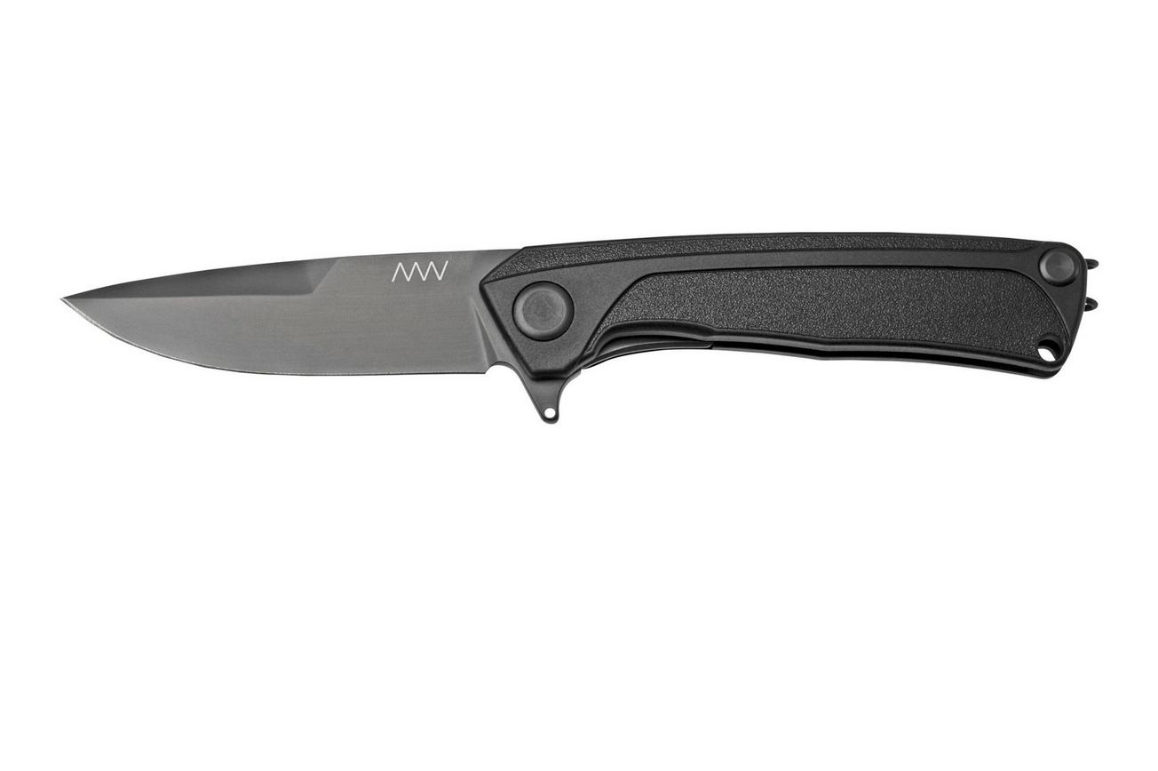 ANV Knives Z100 BB Sleipner Black DLC GRN Linerlock Z100-052, zakmes