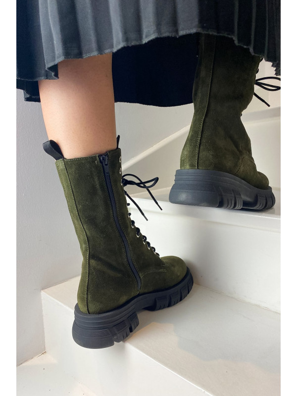 Semerdjian - Bottines E666E2 Camoscio Kaki