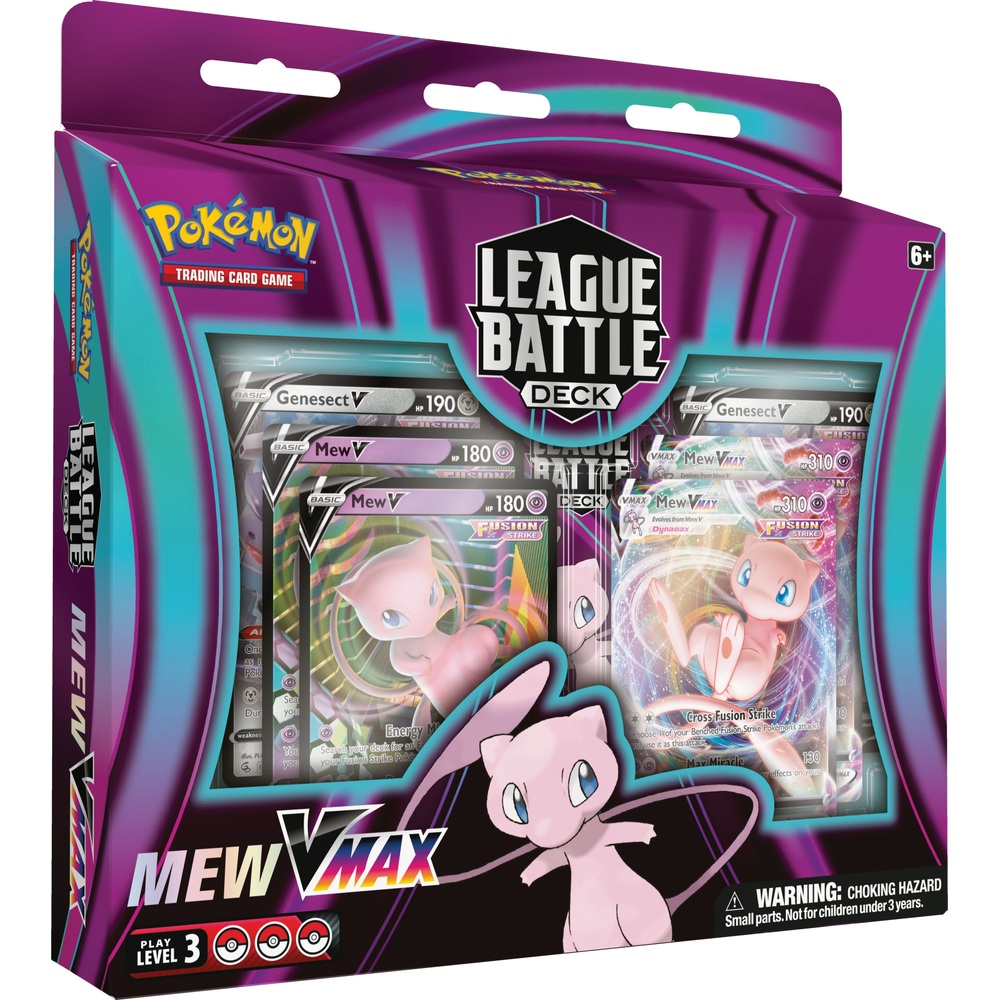 Pokémon-Sammelkartenspiel: Mew VMax-Liga-Kampfdeck