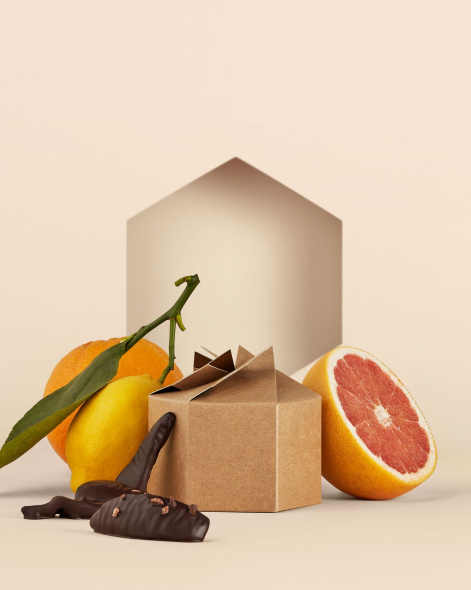 Trio d'agrumes confits de Soveria au Chocolat Noir 75% | Le Chocolat Alain Ducasse 150g