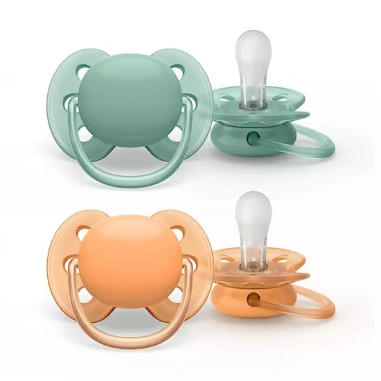 Lot de 2 sucettes ultra-douce   Neutre        de               Philips AVENT