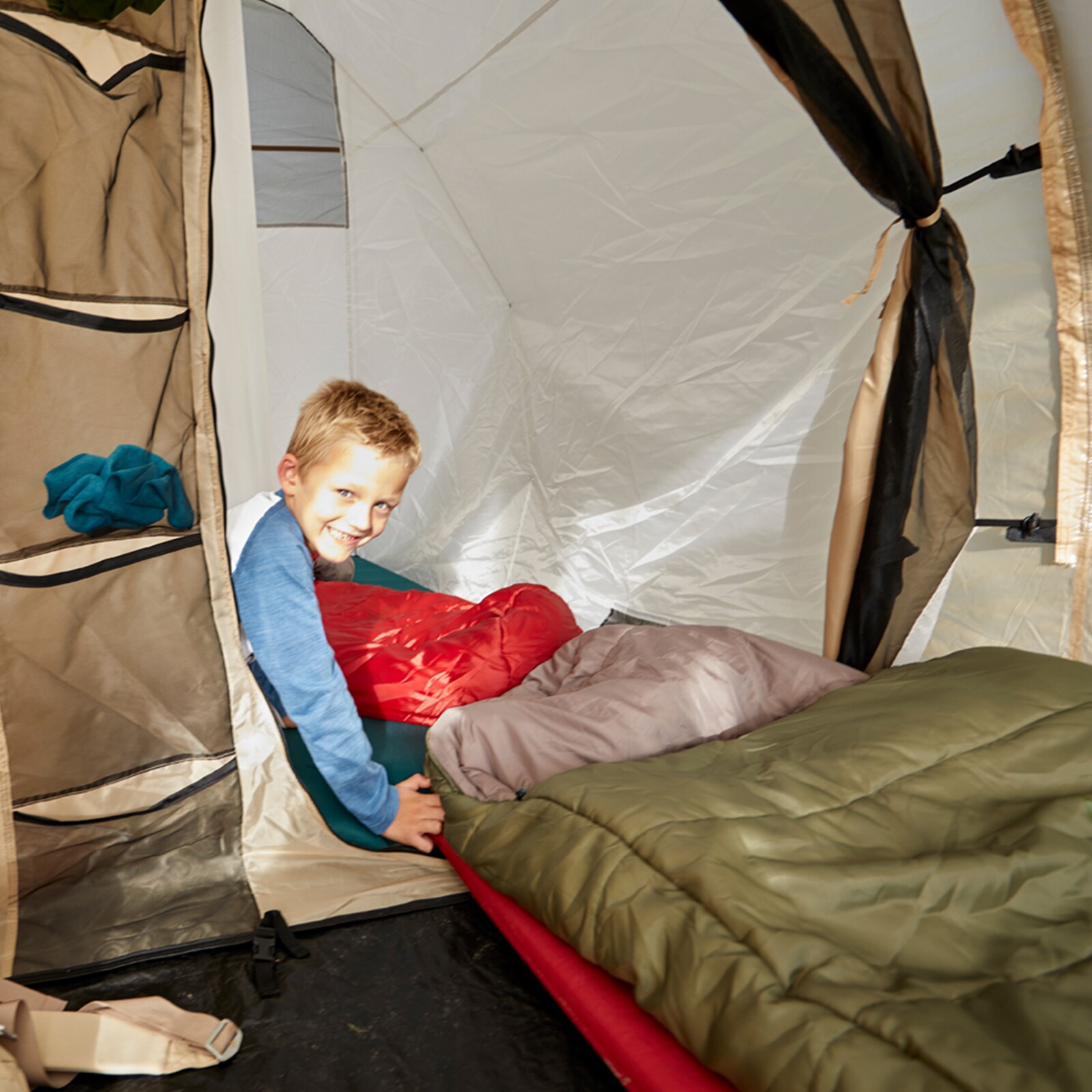 GRAND CANYON Kinderschlafsack Fairbanks 150 Kids Mumien Jugend Schlafsack +2°C Farbe: Red Dahlia