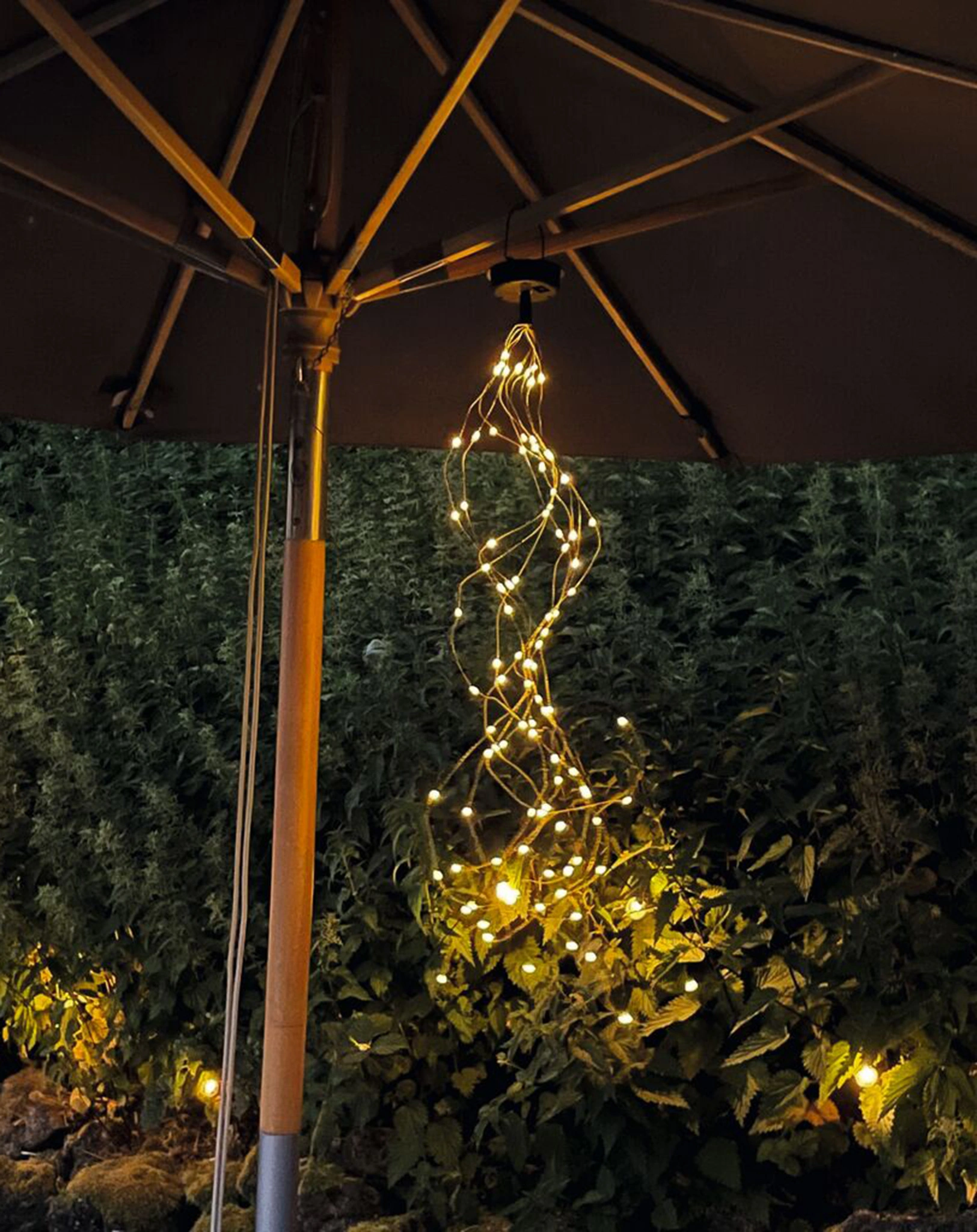 Solar-Lichterkette BLATT & BLÜTE - LICHTREGEN