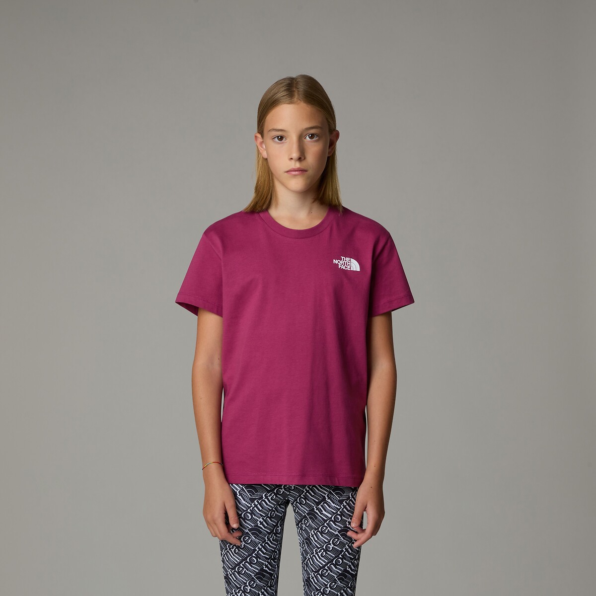 THE NORTH FACE<br>Camiseta de manga curta com estampa nas costas
