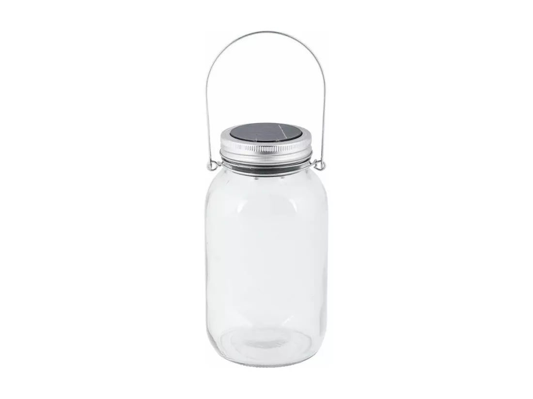 Bocal solaire LED en verre