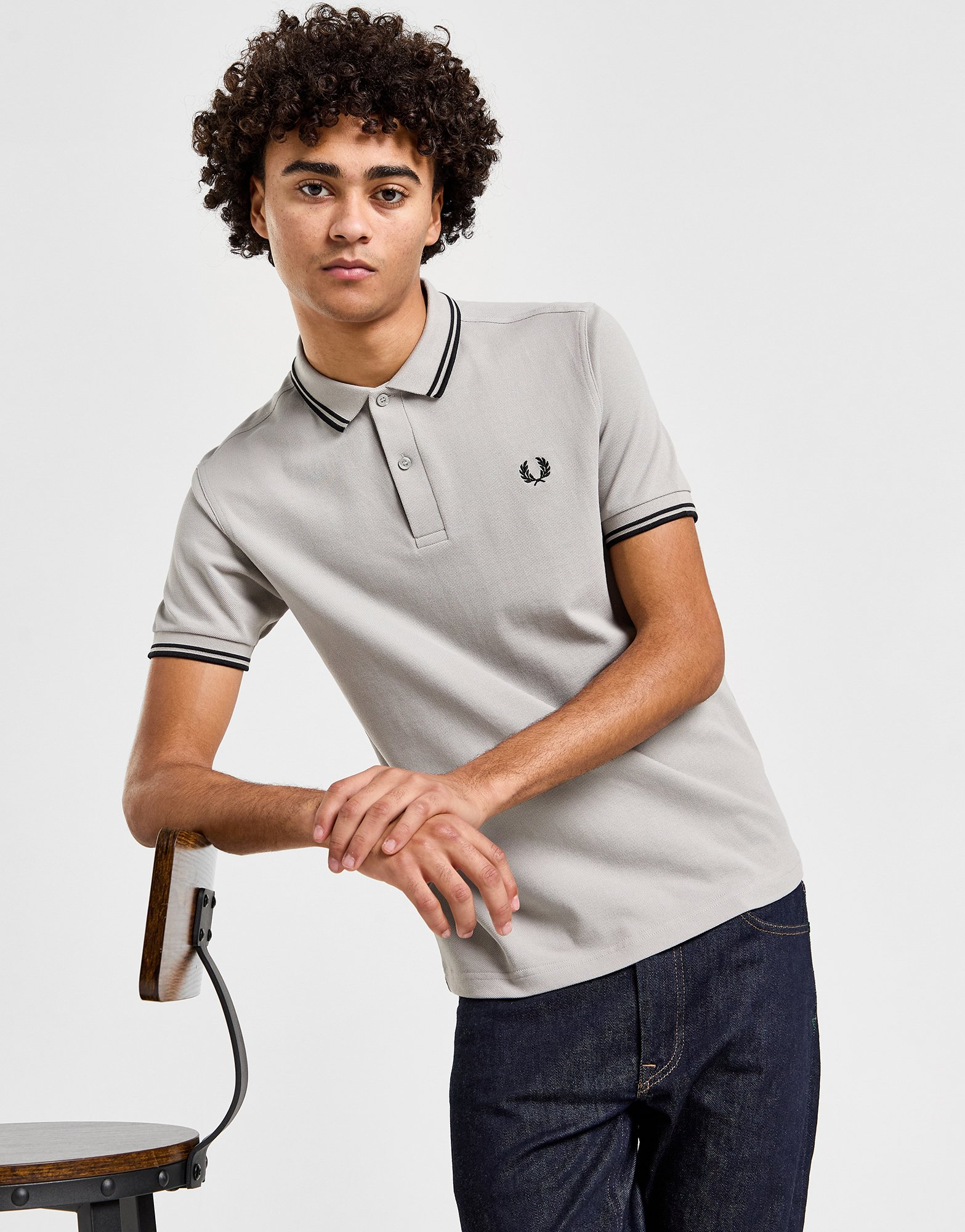 Fred Perry Polo Double Liseré Homme