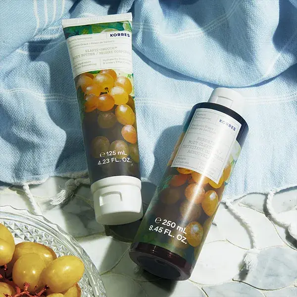 Loção Corporal Suavizante Korres Body com Uva Santorini 200ml