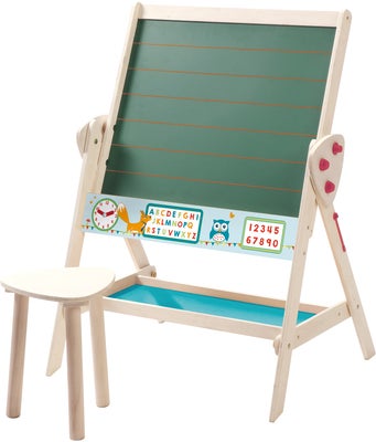 Roba Easel 3-in-1 Krittavle med Hylle & Krakk
