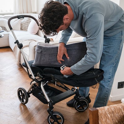 Doomoo Babynest/Mykbag 3-in-1, Grå