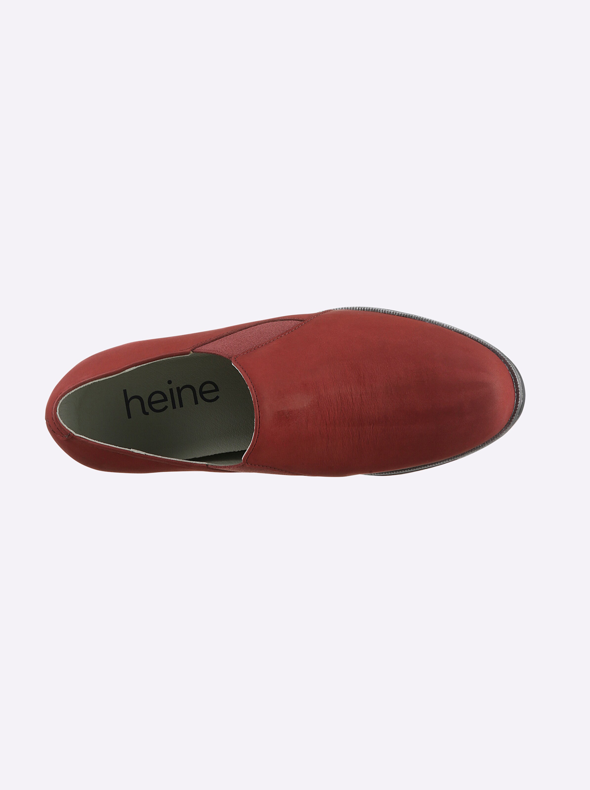 heine Hochfrontpumps in winterrot