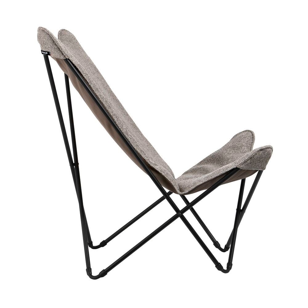 Gepolsterter Breiter Butterfly Chair Sphinx Niksen Cendre