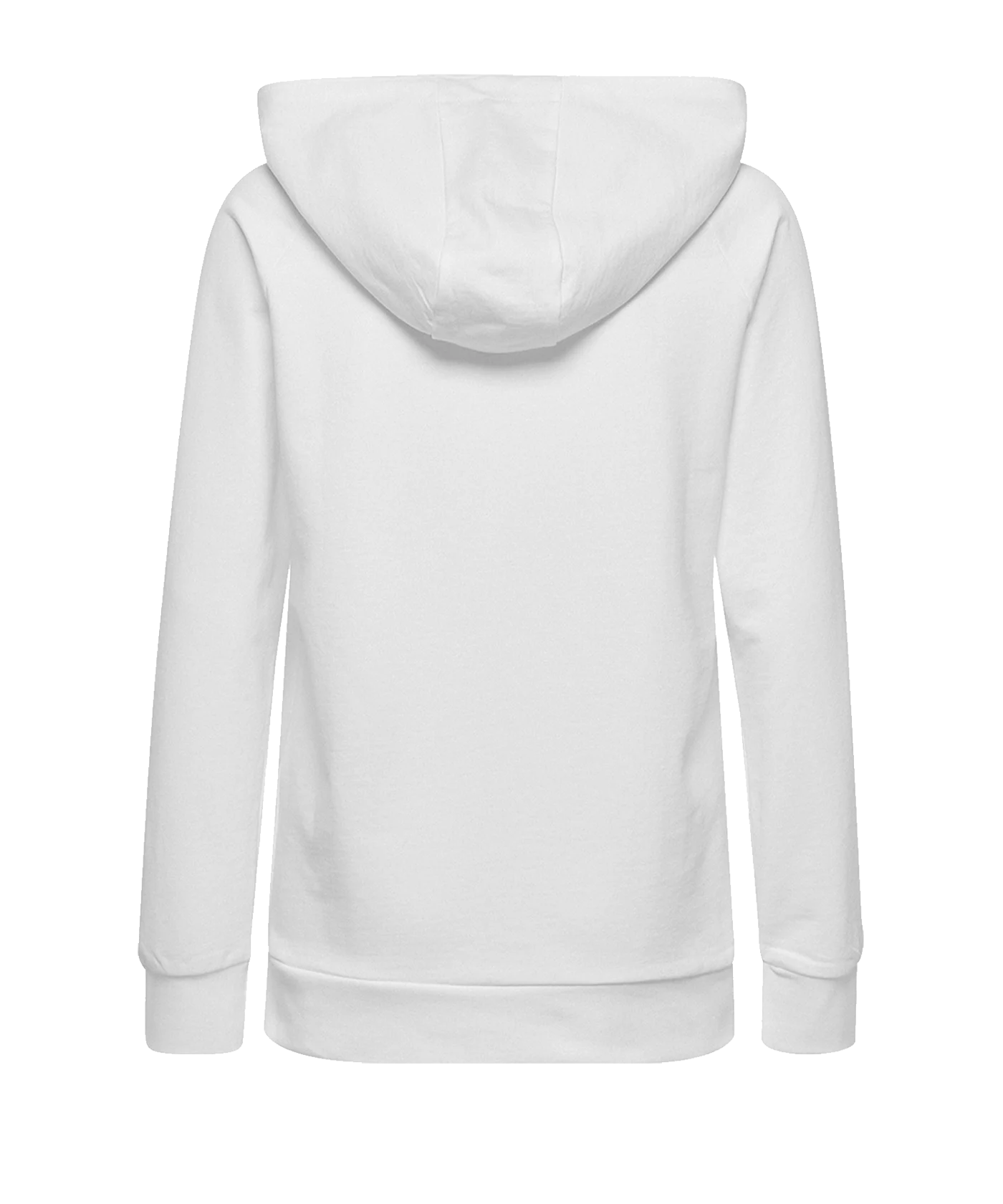 Hummel Cotton Logo Hoody Damen Weiss F9001