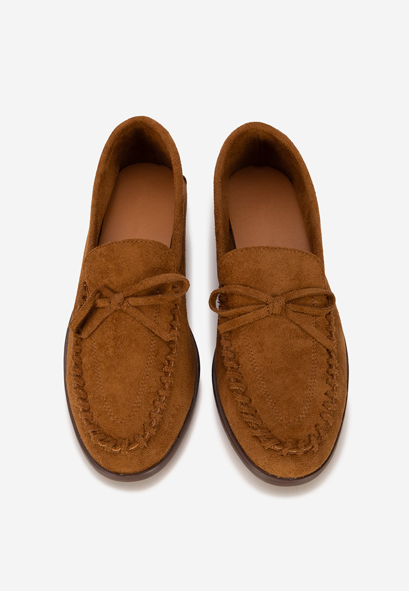 Mocassins femme chameau Senolia